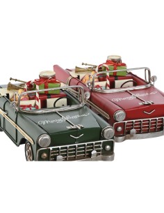 Décorations de Noël Home ESPRIT Rouge Vert 37 x 15,5 x 12 cm (2 Unités) 2