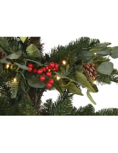 Sapin de Noël Home ESPRIT Rouge Vert PVC Métal 95 x 95 x 150 cm 2