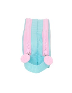 Trousse Fourre-Tout Double Munich Heaven Bleu ciel 21 x 8 x 6 cm 2