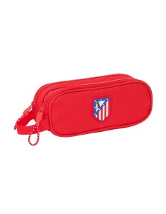 Trousse Fourre-Tout Double Atlético Madrid Rouge 21 x 8 x 6 cm