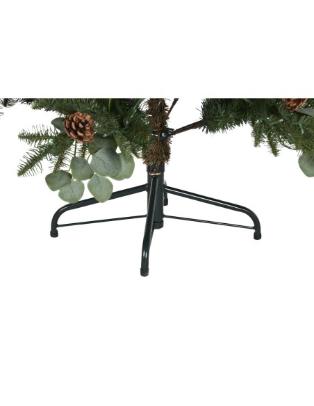 Sapin de Noël Home ESPRIT Rouge Vert PVC Métal 95 x 95 x 150 cm