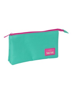 Trousse Fourre-Tout Triple Nait Nait Verde mint 22 x 12 x 3 cm