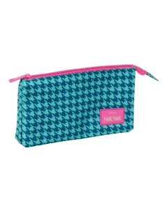 Fourre-tout Nait Nait Pata de gallo verde Vert 22 x 12 x 3 cm