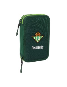 Plumier double Real Betis Balompié Vert 12.5 x 19.5 x 4 cm 28 Pièces