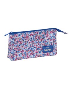 Fourre-tout Nait Nait Flores coimbra azul Bleu 22 x 12 x 3 cm