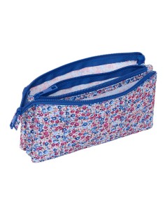 Fourre-tout Nait Nait Flores coimbra azul Bleu 22 x 12 x 3 cm 2