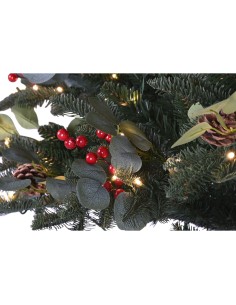 Sapin de Noël Home ESPRIT Rouge Vert PVC Métal 144 x 144 x 240 cm 2