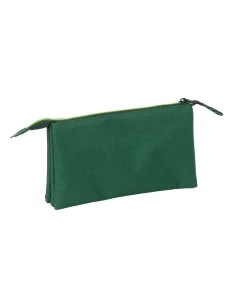 Trousse Fourre-Tout Triple Real Betis Balompié Vert 22 x 12 x 3 cm 2