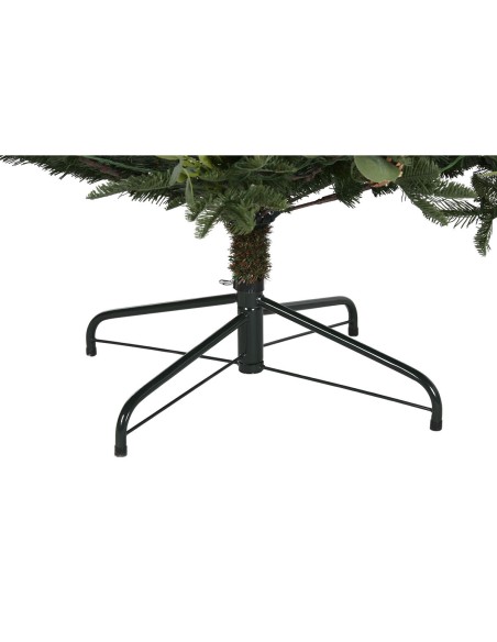 Sapin de Noël Home ESPRIT Rouge Vert PVC Métal 144 x 144 x 240 cm