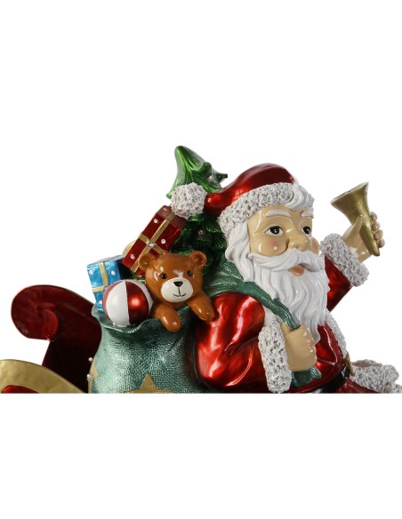 Décorations de Noël Home ESPRIT Rouge Multicouleur Père Noël 64 x 26 x 60 cm
