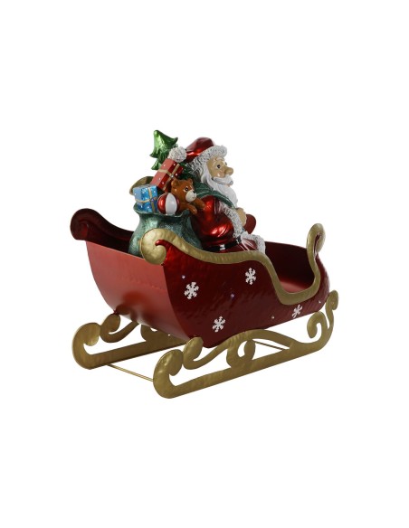 Décorations de Noël Home ESPRIT Rouge Multicouleur Père Noël 64 x 26 x 60 cm