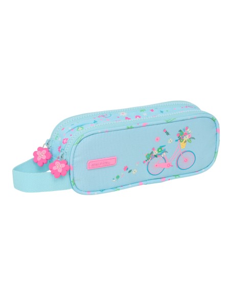 Trousse d'écolier Safta Bicicleta Bleu 21 x 8 x 6 cm