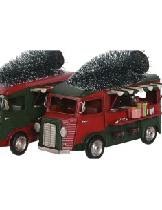 Décorations de Noël Home ESPRIT Rouge Vert 26 x 14,5 x 20 cm (2 Unités) 2