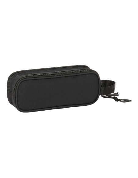 Trousse Fourre-Tout Double Wednesday Noir 21 x 8 x 6 cm