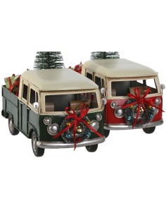 Décorations de Noël Home ESPRIT Rouge Vert 26,5 x 12 x 19 cm (2 Unités) 2