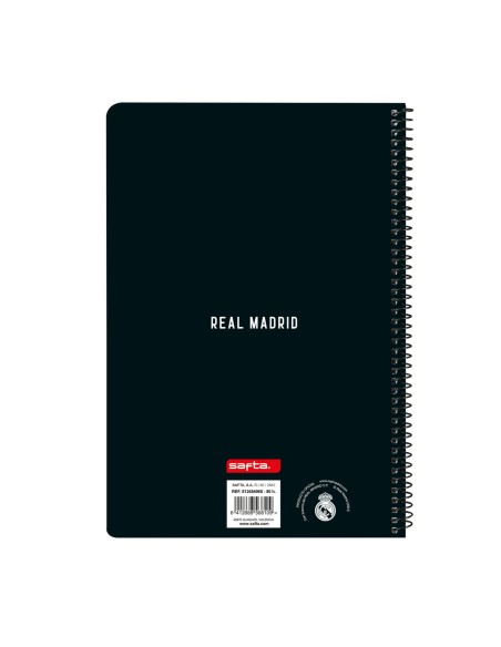 Carnet Real Madrid C.F. Blanc Gris A4 80 Volets