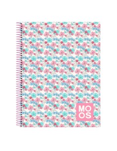 Carnet Moos Flores Multicouleur A4 120 Volets