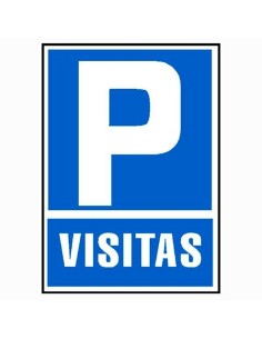 Panneau Archivo 2000 "PARKING VISITAS" PVC 210 x 297 mm