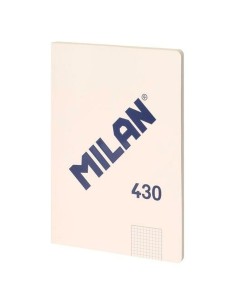 Cahier Milan 1918 Beige A4 à carreaux