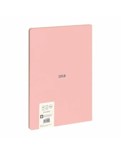 Cahier Milan 1918 Rose A4 à carreaux 2