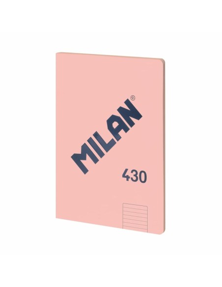 Carnet Milan 430 Rose A4 48 Volets 21 x 29,7 cm (3 Unités)