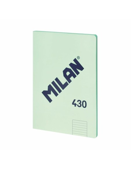 Carnet Milan 430 Vert A4 48 Volets 21 x 29,7 cm (3 Unités)