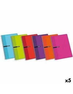 Cahier ENRI 80 Volets 21,5 x 15,5 cm (5 Unités)