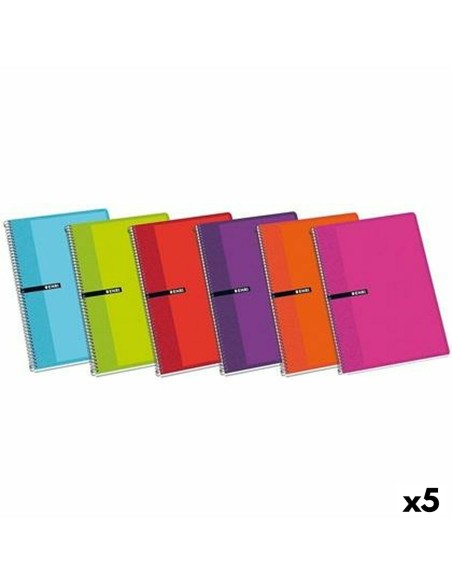 Cahier ENRI 80 Volets 21,5 x 15,5 cm (5 Unités)