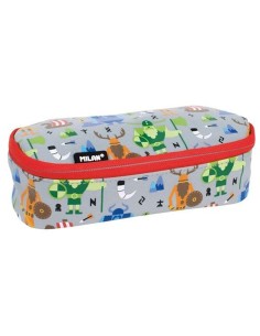 Fourre-tout Milan VIKINGS Gris Multicouleur 20,5 x 9 x 5,5 cm