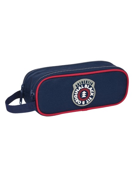 Trousse Fourre-Tout Double BlackFit8 Bleu 21 x 6 x 8 cm
