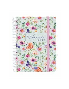 Agenda Finocam CLOE A5 15,5 x 21,2 cm 2025 Floral 2