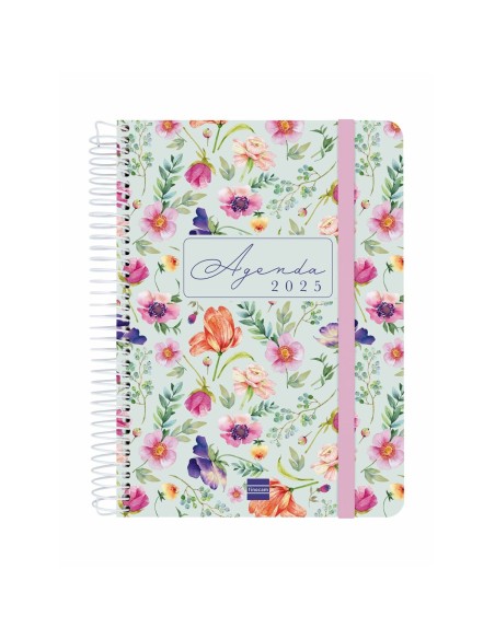 Agenda Finocam CLOE A5 15,5 x 21,2 cm 2025 Floral