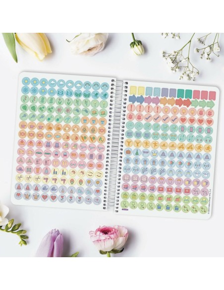 Agenda Finocam CLOE A5 15,5 x 21,2 cm 2025 Floral