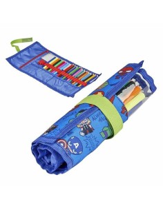 Trousse Scolaire avec Accessoires The Avengers (22 pcs)