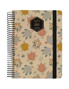 Agenda Grafoplas Nature Design A5 14,8 x 21 cm Tortue 2025
