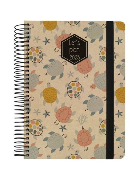 Agenda Grafoplas Nature Design A5 14,8 x 21 cm Tortue 2025
