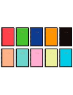 Cahier Pacsa Multicouleur Din A4 80 Volets (5 Unités)