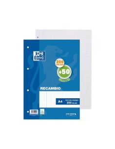 Bloc de Notes Oxford A4 250 Volets (10 Unités)