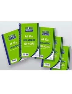 Bloc de Notes Blanc extra A4 100 Volets (40 Unités) 2