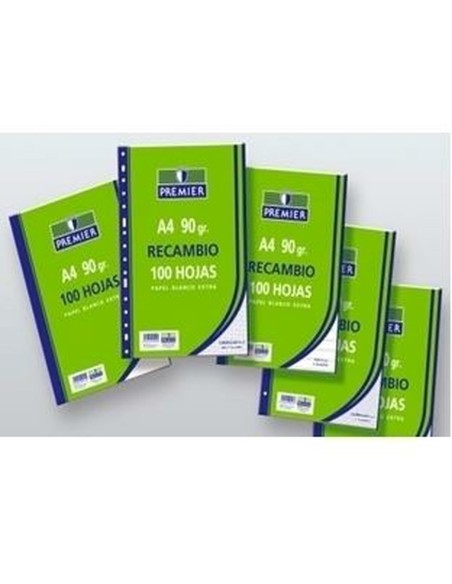 Bloc de Notes Blanc extra A4 100 Volets (40 Unités)