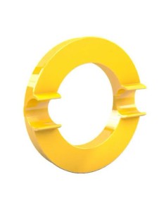 Aimant Novus MEGA Magnet  CIRCLE XL Jaune Cercle Ø 8 cm