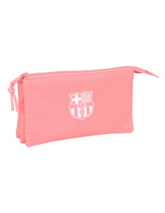 Trousse Fourre-Tout Triple F.C. Barcelona Corail 22 x 12 x 3 cm