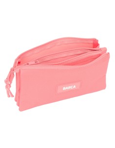 Trousse Fourre-Tout Triple F.C. Barcelona Corail 22 x 12 x 3 cm 2