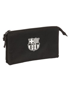 Trousse Fourre-Tout Triple F.C. Barcelona Noir 22 x 12 x 3 cm