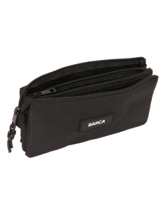 Trousse Fourre-Tout Triple F.C. Barcelona Noir 22 x 12 x 3 cm 2