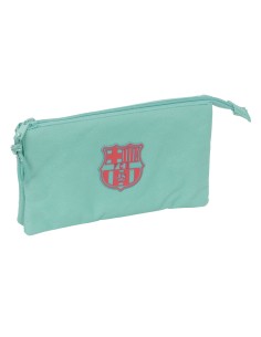 Trousse Fourre-Tout Triple F.C. Barcelona Vert 22 x 12 x 3 cm