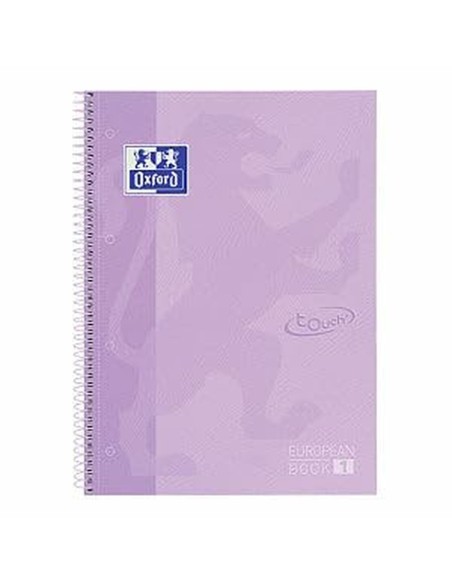 Cahier Oxford EUROPEANBOOK 1 Lavande Gâteau A4+ 80 Volets 5 Pièces (2 Unités)