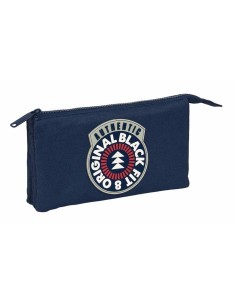 Trousse Fourre-Tout Triple BlackFit8 Bleu 22 x 12 x 3 cm 2