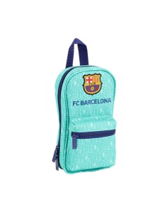 Plumier sac à dos F.C. Barcelona Turquoise 12 x 23 x 5 cm 33 Pièces 2