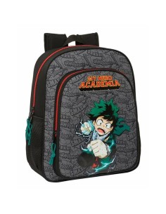 Cartable My Hero Academia Noir 32 X 38 X 12 cm